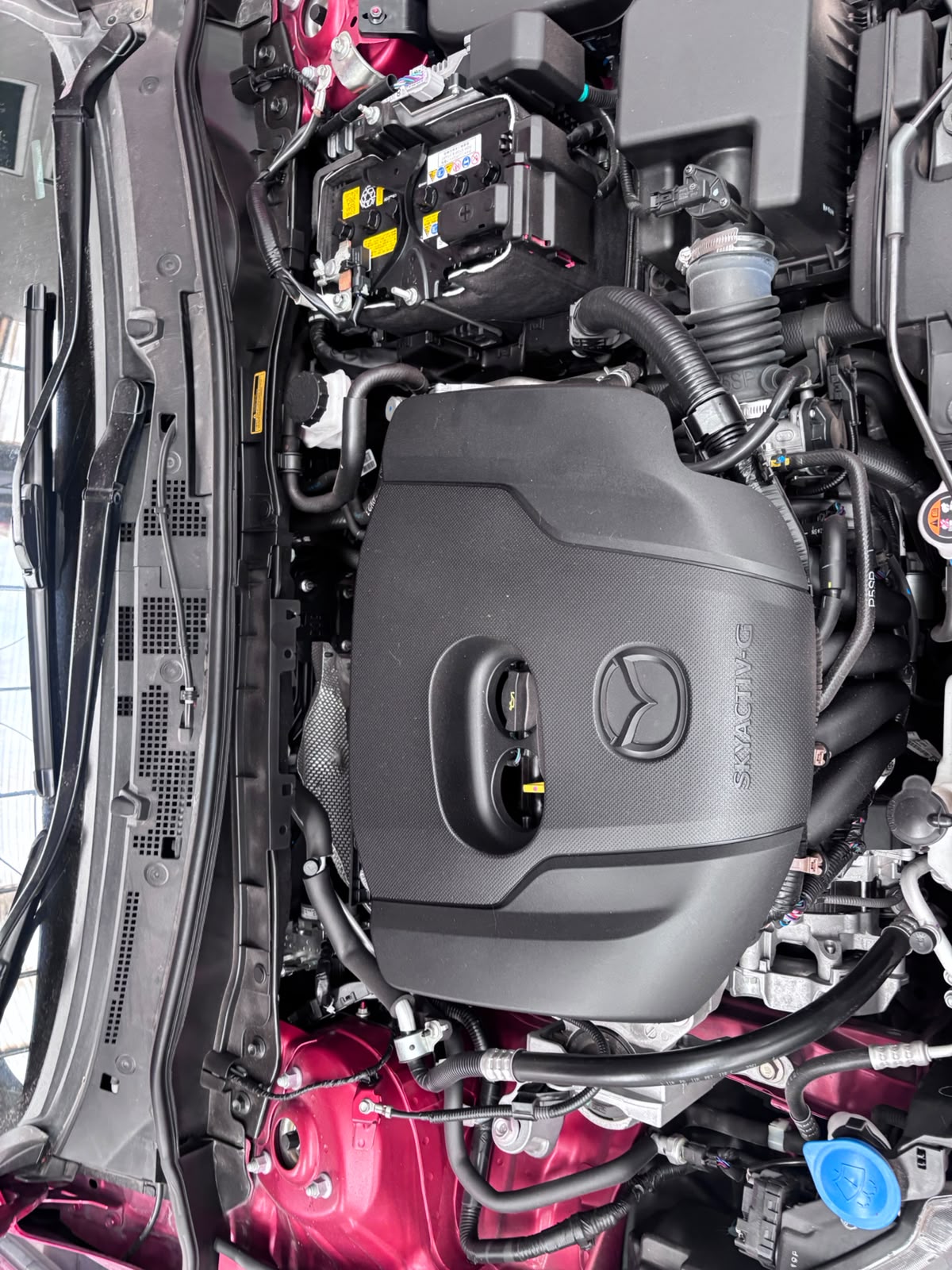 Detalle del motor Skyactiv de Mazda en revisión en AUTOTLAN